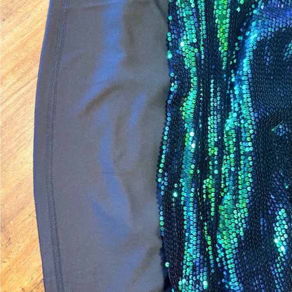 Baltic Born Green and Blue Sequin Mini Dress - Picture 5 of 5